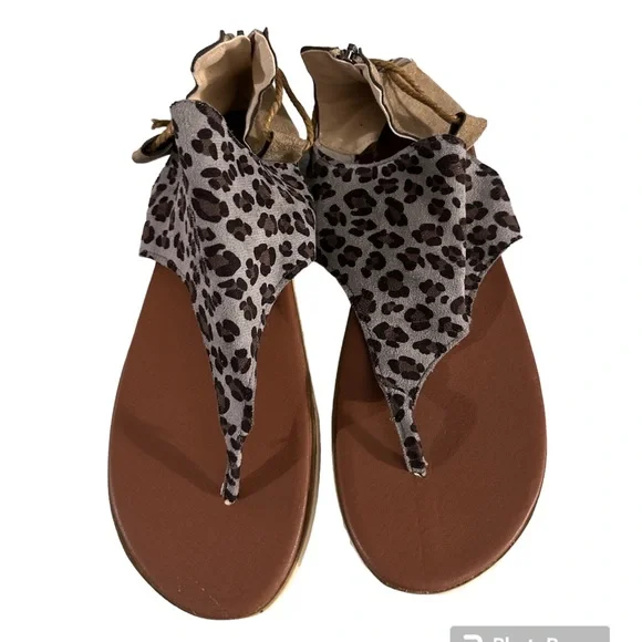 NWT leopard with back zipper in cocoa color so cute 🥰 size 44 - Picture 1 of 4